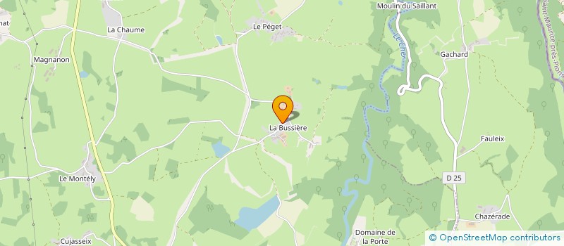 localisation de l'entreprise MONSIEUR PASCAL BRAUD  ROUGNAT