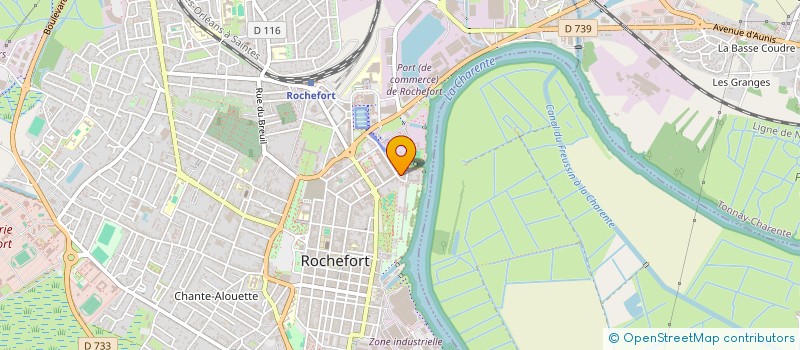 localisation de l'entreprise MONSIEUR PASCAL BRAUD  ROCHEFORT