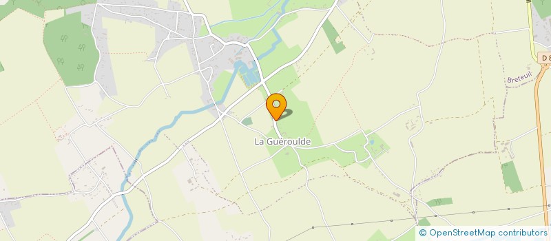 localisation de l'entreprise MONSIEUR PASCAL BREBION  BRETEUIL