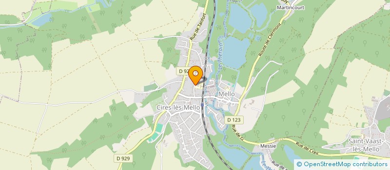 localisation de l'entreprise MONSIEUR PASCAL BREDY à CRAMOISY