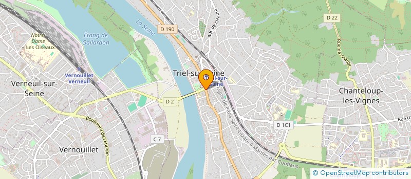 localisation de l'entreprise MONSIEUR PASCAL BREHERET à TRIEL-SUR-SEINE