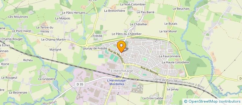 localisation de l'entreprise MONSIEUR PASCAL BREMONT  L'HERMITAGE