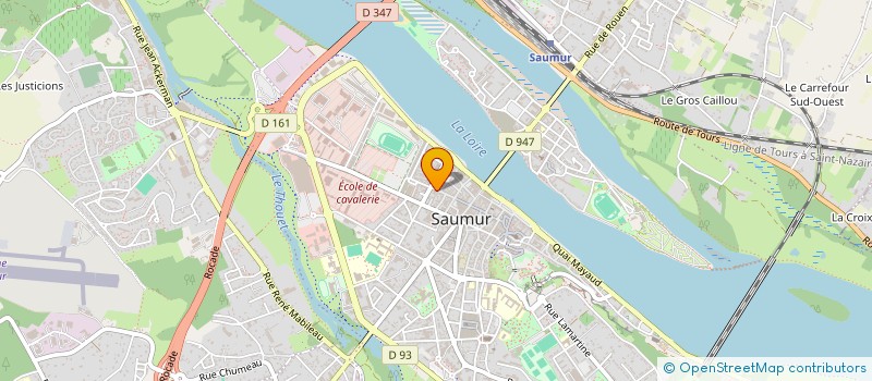 localisation de l'entreprise MONSIEUR PASCAL BRESSON à SAUMUR