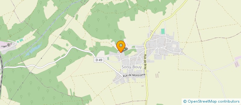 localisation de l'entreprise MONSIEUR PASCAL BRETON à SOISY-BOUY