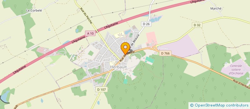 localisation de l'entreprise MONSIEUR PASCAL BRETON  HERBAULT