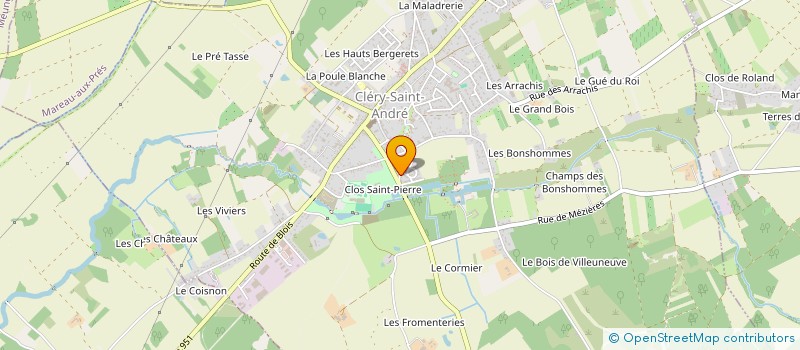 localisation de l'entreprise MONSIEUR PASCAL BRETON à CLERY-SAINT-ANDRE