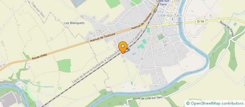 localisation de l'entreprise MONSIEUR PASCAL BRETON à LISLE-SUR-TARN