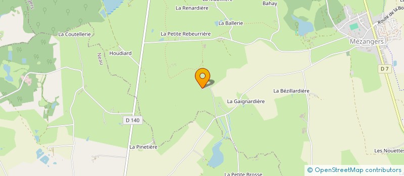 localisation de l'entreprise MONSIEUR PASCAL BRETONNIERE  EVRON