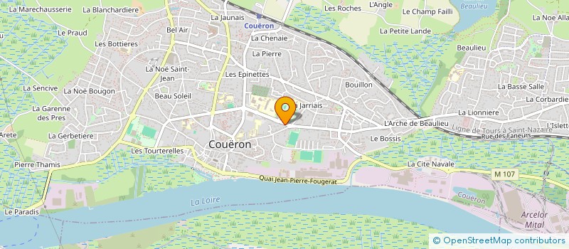 localisation de l'entreprise MONSIEUR PASCAL BRIAND à COUERON