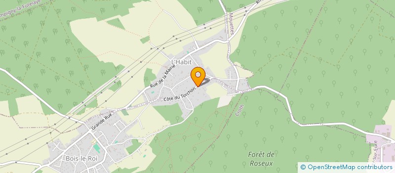 localisation de l'entreprise MONSIEUR PASCAL BRICAULT  L'HABIT