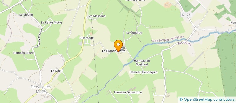 localisation de l'entreprise MONSIEUR PASCAL BRIEN à FIERVILLE-LES-MINES