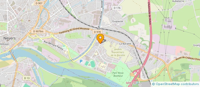 localisation de l'entreprise MONSIEUR PASCAL BRILLANT à NEVERS