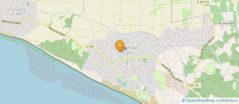 localisation de l'entreprise MONSIEUR PASCAL BRIN  LE BOIS-PLAGE-EN-RE