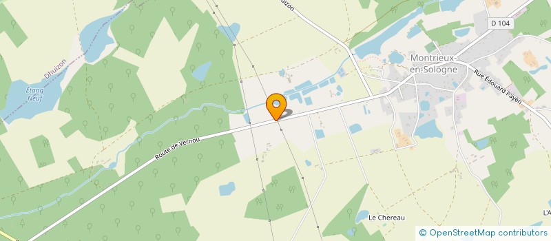 localisation de l'entreprise MONSIEUR PASCAL BRINET  MONTRIEUX-EN-SOLOGNE