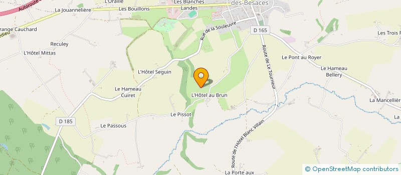 localisation de l'entreprise MONSIEUR PASCAL BRIONNE  SOULEUVRE EN BOCAGE