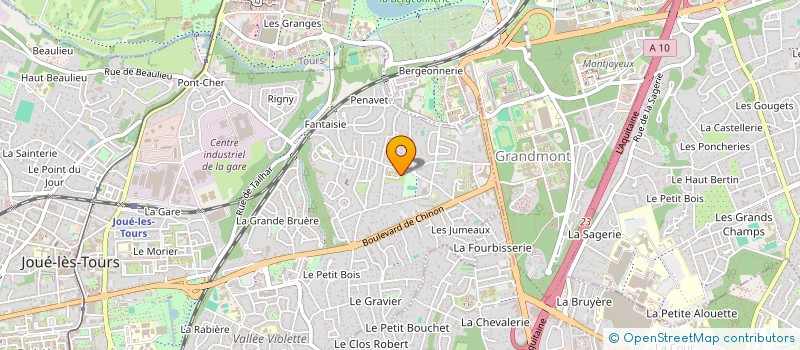 localisation de l'entreprise MONSIEUR PASCAL BRITELLE  JOUE-LES-TOURS