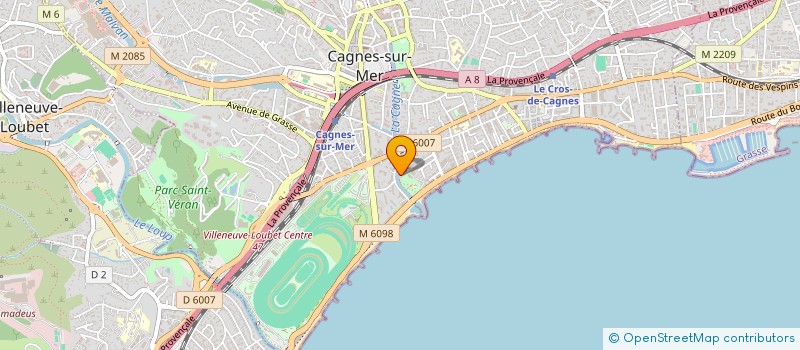 localisation de l'entreprise MONSIEUR PASCAL BROCCOLICHI à CAGNES-SUR-MER