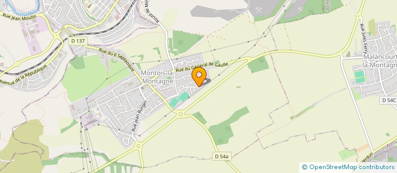 localisation de l'entreprise MONSIEUR PASCAL BRONDEAU  MONTOIS-LA-MONTAGNE