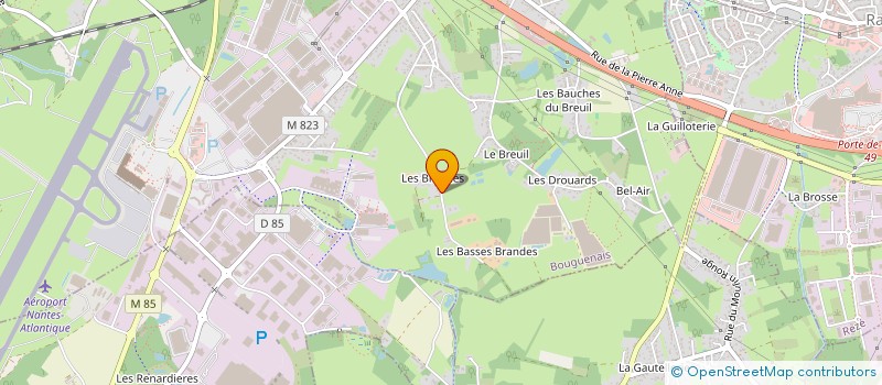 localisation de l'entreprise MONSIEUR PASCAL BROSSARD à BOUGUENAIS