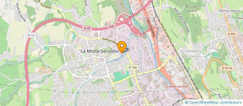 localisation de l'entreprise MONSIEUR PASCAL BROSSARD à LA MOTTE-SERVOLEX