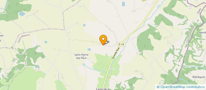 localisation de l'entreprise MONSIEUR PASCAL BRU  SAINT-MAURIN