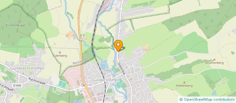 localisation de l'entreprise MONSIEUR PASCAL BRUCHER  GUNDERSHOFFEN