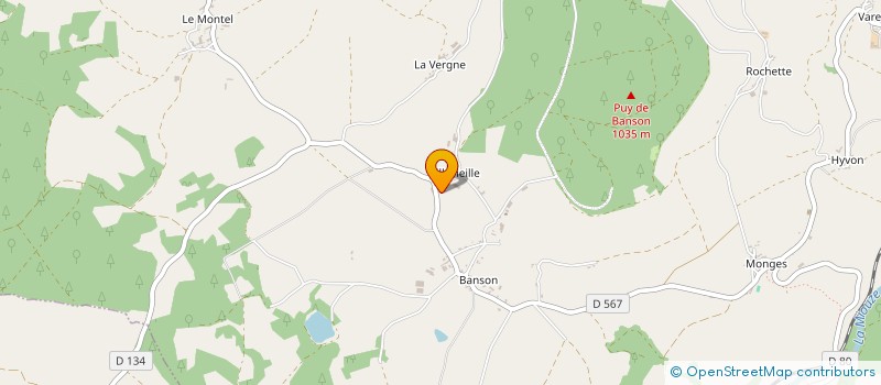 localisation de l'entreprise MONSIEUR PASCAL BRUGIERE à GELLES