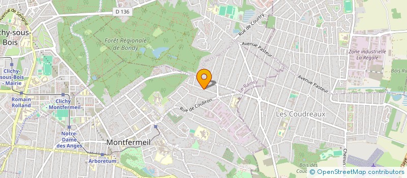 localisation de l'entreprise MONSIEUR PASCAL BRULE  MONTFERMEIL