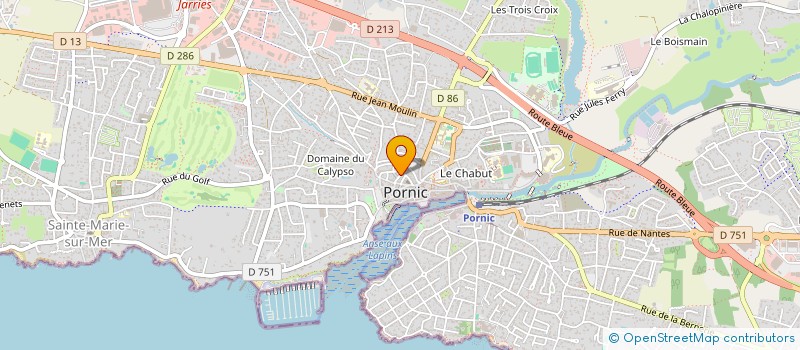 localisation de l'entreprise MONSIEUR PASCAL BRUMONT  PORNIC