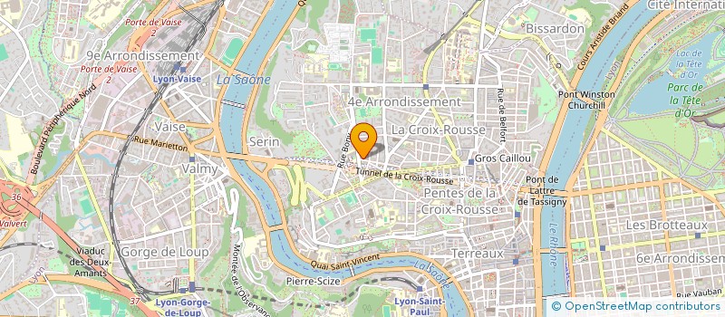 localisation de l'entreprise MONSIEUR PASCAL BRUN à LYON
