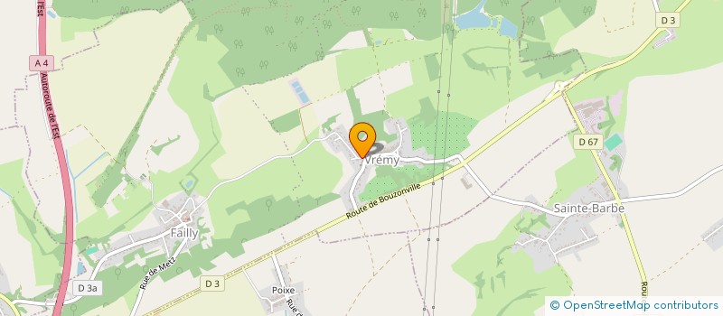 localisation de l'entreprise MONSIEUR PASCAL BRUNEL  FAILLY