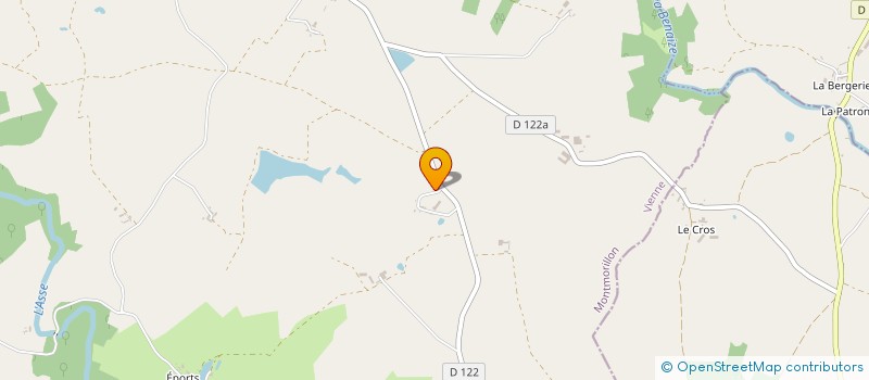 localisation de l'entreprise MONSIEUR PASCAL BRUNET  BRIGUEIL-LE-CHANTRE