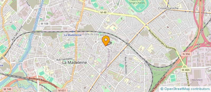 localisation de l'entreprise MONSIEUR PASCAL BRYON à MARCQ-EN-BARŒUL
