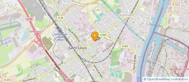 localisation de l'entreprise MONSIEUR PASCAL BUCHEL  SAINT-LOUIS