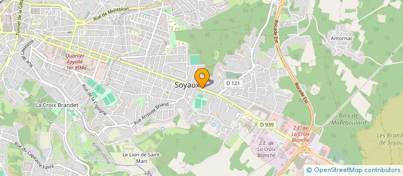 localisation de l'entreprise MONSIEUR PASCAL BUCHEMEYER  SOYAUX