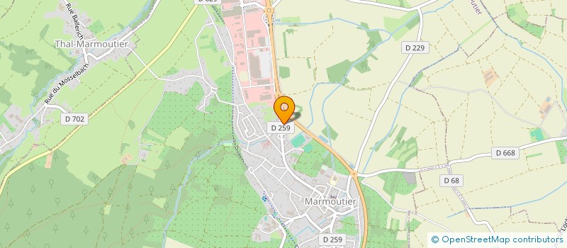 localisation de l'entreprise MONSIEUR PASCAL BUCK  MARMOUTIER