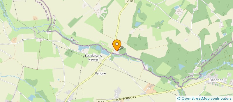 localisation de l'entreprise MONSIEUR PASCAL BUDAN DE RUSSE  CHENU