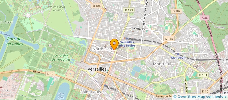 localisation de l'entreprise MONSIEUR PASCAL BUISSON à VERSAILLES