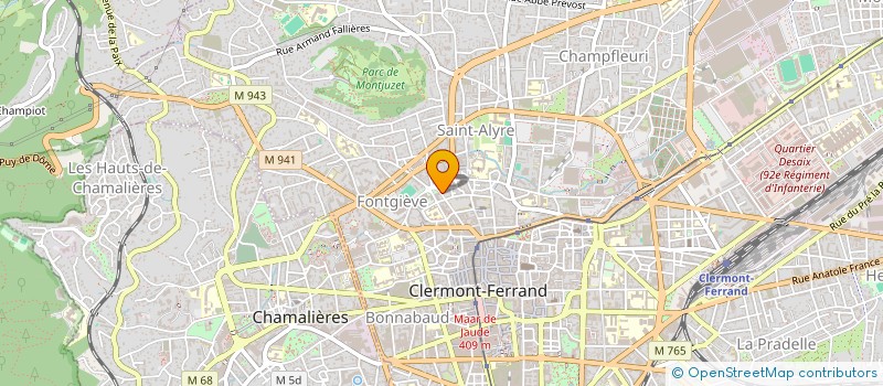 localisation de l'entreprise MONSIEUR PASCAL BULTEAU à CLERMONT-FERRAND