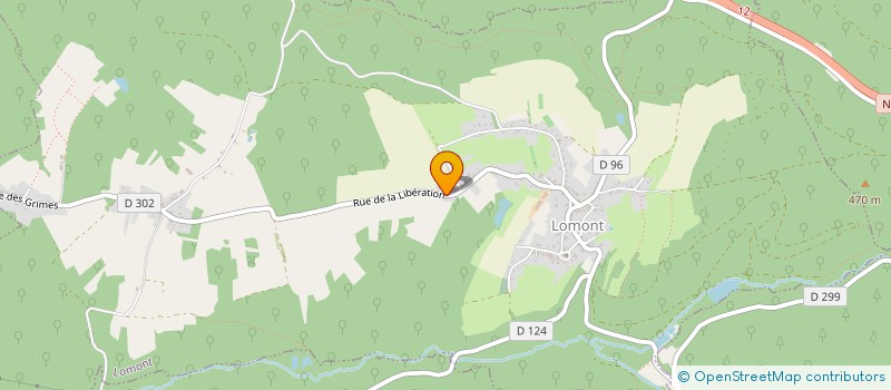 localisation de l'entreprise MONSIEUR PASCAL BURCEZ  LOMONT