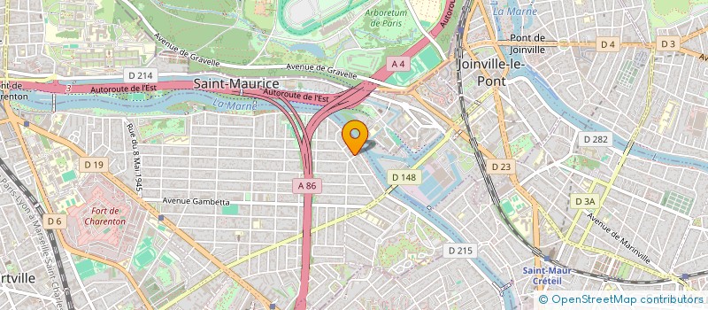 localisation de l'entreprise MONSIEUR PASCAL BURIEZ  MAISONS-ALFORT