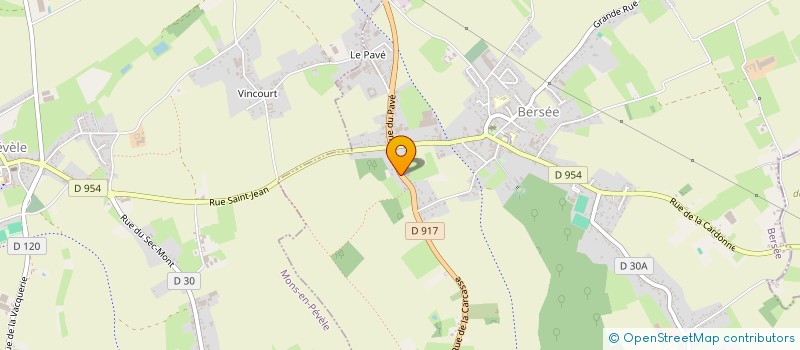 localisation de l'entreprise MONSIEUR PASCAL BURLION  BERSEE