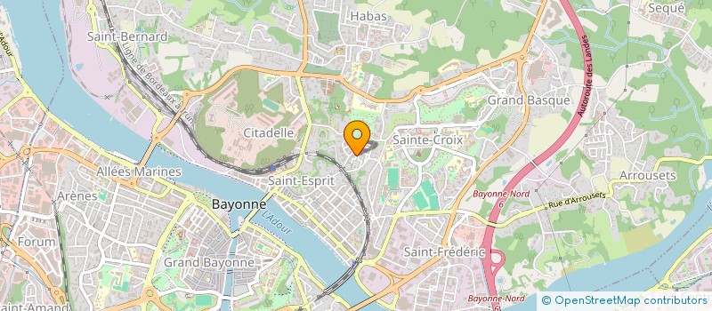 localisation de l'entreprise MONSIEUR PASCAL BURRET à BAYONNE