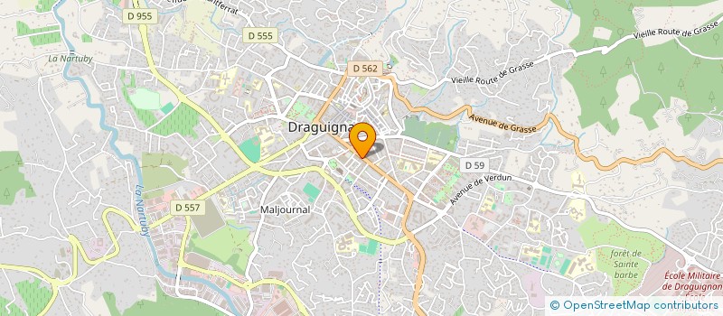 localisation de l'entreprise MONSIEUR PASCAL BUSSELET  DRAGUIGNAN