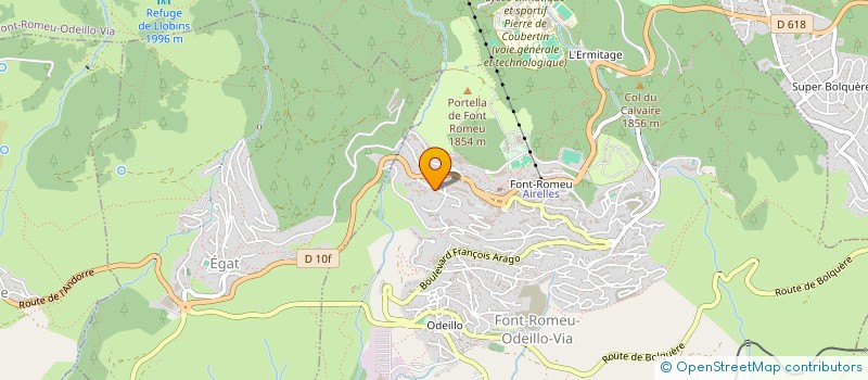 localisation de l'entreprise MONSIEUR PASCAL BUTEZ  FONT-ROMEU-ODEILLO-VIA