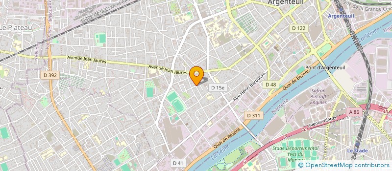 localisation de l'entreprise MONSIEUR PASCAL CABON  ARGENTEUIL