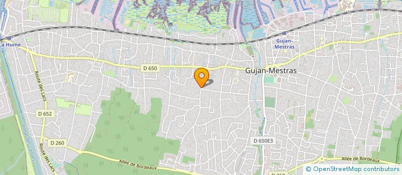 localisation de l'entreprise MONSIEUR PASCAL CABOOR  GUJAN-MESTRAS