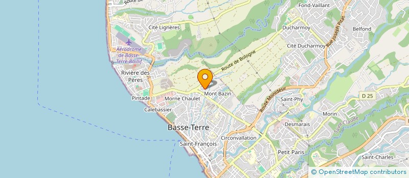 localisation de l'entreprise MONSIEUR PASCAL CABRERA  BASSE-TERRE