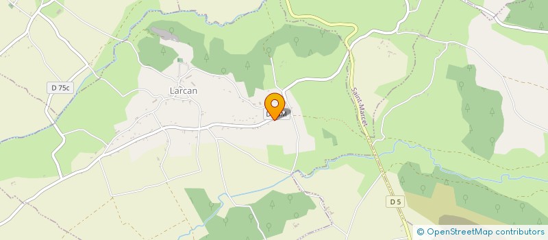 localisation de l'entreprise MONSIEUR PASCAL CACHEUX  LARCAN