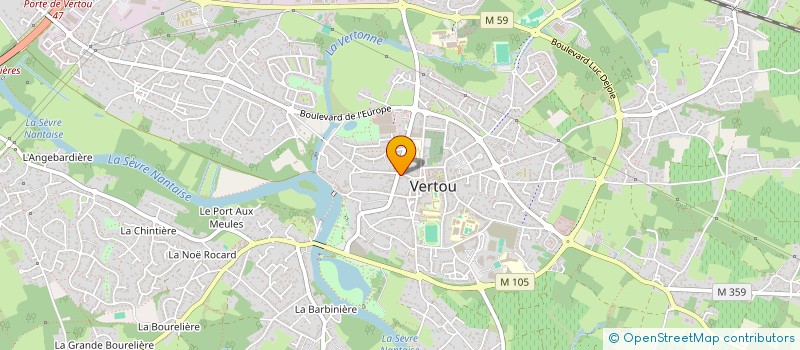 localisation de l'entreprise MONSIEUR PASCAL CADOU à VERTOU